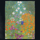 Couverture Polaire Gustav Klimt - Jardin des fleurs<br><div class="desc">Jardin aux fleurs - Gustav Klimt en 1905-1907</div>
