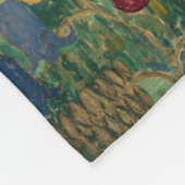 Couverture Polaire Gustav Klimt - L'Arbre de Vie, La Frieze Stoclet (Coin)