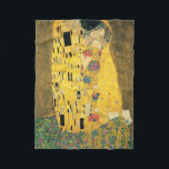 Couverture Polaire GUSTAV KLIMT - Le baiser 1907<br><div class="desc">GUSTAV KLIMT - Le baiser 1907Huile et feuille d'or sur toile</div>