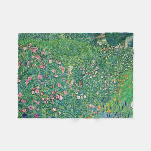 Couverture Polaire Gustav Klimt - Paysage du jardin italien (Devant (Horizontal))