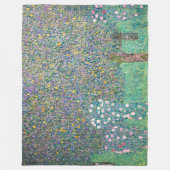 Couverture Polaire Gustav Klimt - Rosiers sous les arbres (Devant)