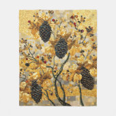 Couverture Polaire gustav klimt Rustic Pinecone Holiday Winter Bathro (Devant)