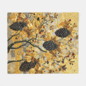 Couverture Polaire gustav klimt Rustic Pinecone Holiday Winter Bathro (Devant (Horizontal))