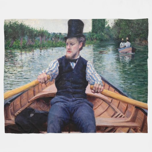 Couverture Polaire Gustave Caillebotte - Bateau (Devant (Horizontal))