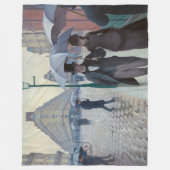 Couverture Polaire Gustave Caillebotte - Paris Street ; Rainy Day (Devant)