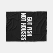 Couverture Polaire Gut Fish, Not Houses Coastal Conservation  (Devant (Horizontal))