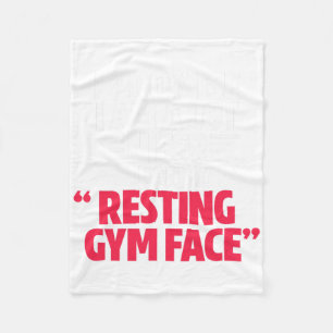 Couverture Polaire Gym Entraînement Bodybuilding Amusant Mon Repos Vi