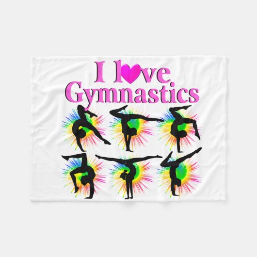 COUVERTURE POLAIRE GYMNAST CUIT ET ADORABLE (Devant (Horizontal))