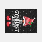 Couverture Polaire Gymnast Gnome Christmas Family Matching Group Funn (Devant (Horizontal))