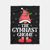 Couverture Polaire Gymnast Gnome Christmas Family Matching Group Funn (Devant)