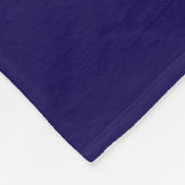 Couverture Polaire Gymnaste Deep Royal Custom Photo et nom (Coin)