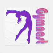 Couverture Polaire Gymnaste Power Tumbling Purple Metallen (Devant (Horizontal))