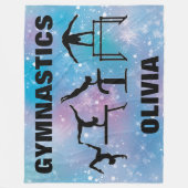 Couverture Polaire Gymnastics Blue Glam (Devant)