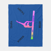 Couverture Polaire Gymnastique balance poutre polaire couverture. Per (Devant)