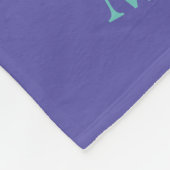 Couverture Polaire Gymnastique Barres Inégales Personnalisées Filles (Coin)