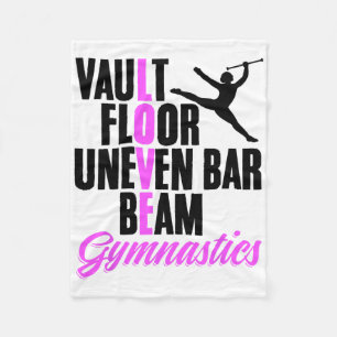 Couverture Polaire Gymnastique d'amour Gymnaste en équilibre sur les
