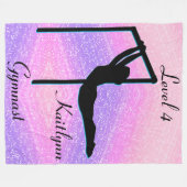 Couverture Polaire Gymnastique des filles Niveau 4 (Devant (Horizontal))