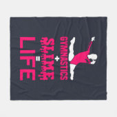 Couverture Polaire Gymnastique et Slime est la vie (Devant (Horizontal))