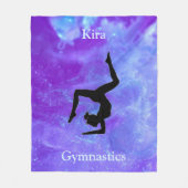 Couverture Polaire Gymnastique féminine Galaxy Fleece Blanket (Devant)