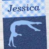 Couverture Polaire Gymnastique Fille Bleu clair Bleu foncé