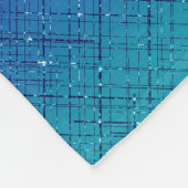 Couverture Polaire Gymnastique fille Turquoise Magenta Ombre (Coin)