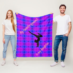 Couverture Polaire Gymnastique Filles Blanche polaire du parent