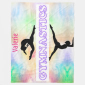 Couverture Polaire Gymnastique Pastel Girls Fleece Blanket (Devant)