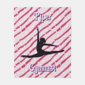 Couverture Polaire Gymnastique Pink White Pepperment Sprinkel (Devant)