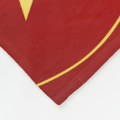 Couverture Polaire Gymnastique Rouge, Jaune / Or Étoiles Blanche pola (Coin)