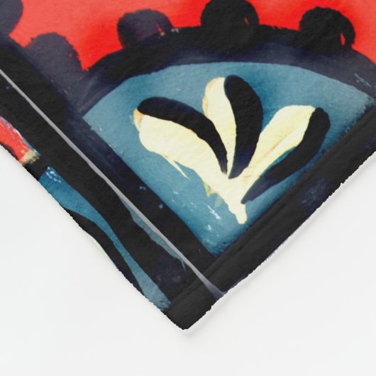 Couverture Polaire Gypsi bleu (Coin)