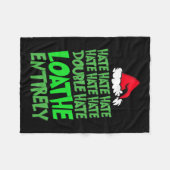 Couverture Polaire Haine Haine Double Haine Loathe Entièrement Fun Ch (Devant (Horizontal))