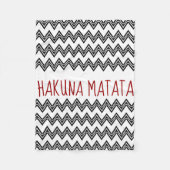 COUVERTURE POLAIRE HAKUNA MATATA (Devant)
