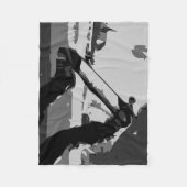 Couverture Polaire Half pipe Skateboarding (Devant)