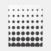 Couverture Polaire Halftone pattern dot modern retro (Devant)