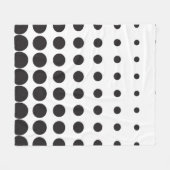 Couverture Polaire Halftone pattern dot modern retro (Devant (Horizontal))