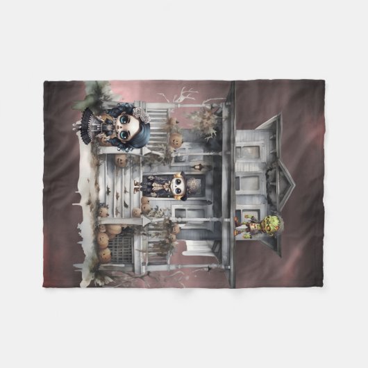 Couverture Polaire Halloween (Devant (Horizontal))