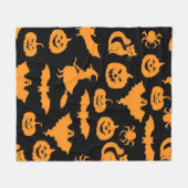 Couverture Polaire Halloween (Devant (Horizontal))