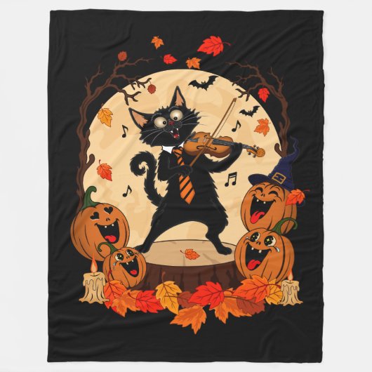 Couverture polaire Halloween (Devant)