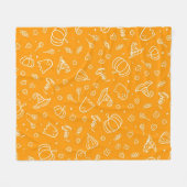 Couverture Polaire Halloween (Devant (Horizontal))