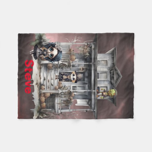 Couverture Polaire Halloween (Devant (Horizontal))