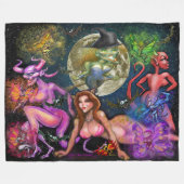 Couverture Polaire Halloween (Devant (Horizontal))