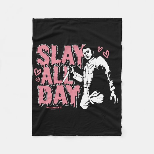 Couverture Polaire Halloween 2 Saint Valentin Michael Myers Tout Slay (Devant)