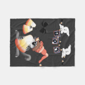 Couverture Polaire Halloween Bébé Boo (Devant (Horizontal))