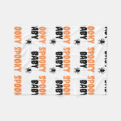 Couverture Polaire Halloween bébé éffrayant (Devant (Horizontal))