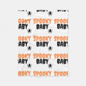 Couverture Polaire Halloween bébé éffrayant (Devant)