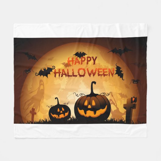 Couverture Polaire Halloween  blankets (Devant (Horizontal))
