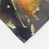 Couverture Polaire Halloween Bluetick Coonhound avec la peur Citrouil (Coin)