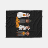 Couverture Polaire Halloween Brown Labrador Ghost Soky Chocolate Lab  (Devant (Horizontal))