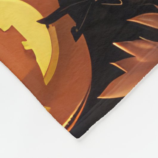 Couverture Polaire Halloween caniche Éffrayant (Coin)