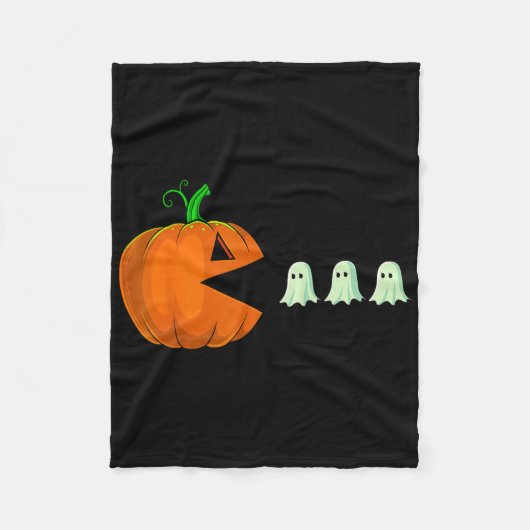 Couverture Polaire Halloween Citrouille Fun Ghosts Garçons Enfants Fe (Devant)